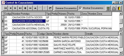 FENIX - Causaciones e impresión por rangos