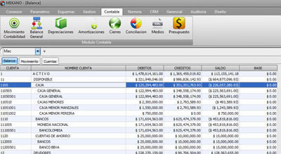 MEKANO - Módulo contable